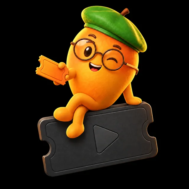 Mango vous tend un ticket, assis sur un pass de lecture.